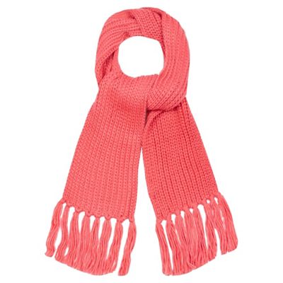 Pink Knitted Scarf